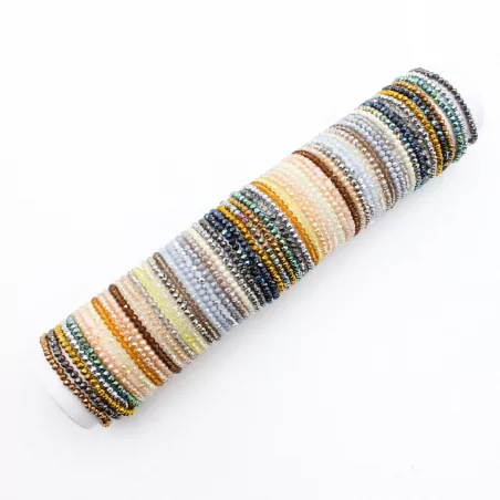 Pack de 65 bracelets cristal