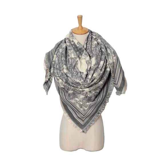 Grand carré tendance laine