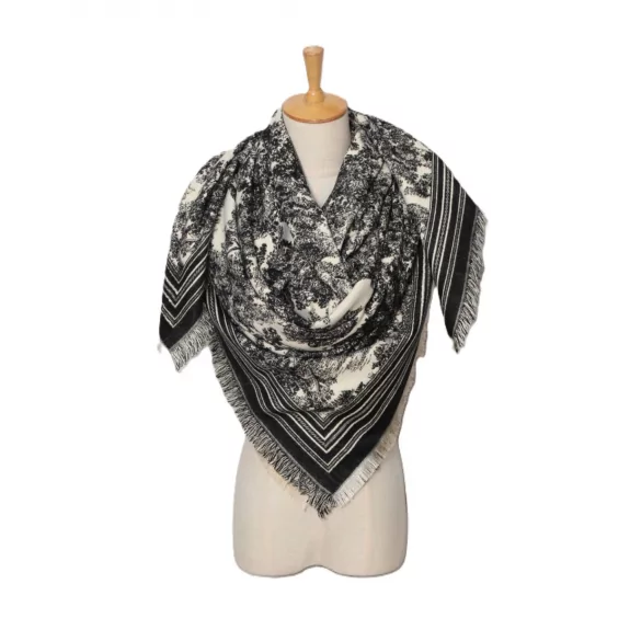 Grand carré tendance laine