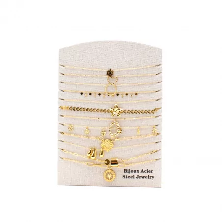 Pack 12 Colliers Acier Inoxydable - DORE