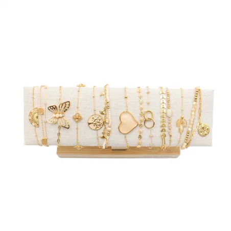 Pack de 12 bracelets acier - NUDE