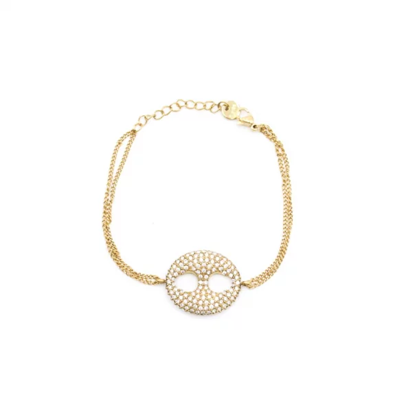 Bracelet pendentif luxe strass