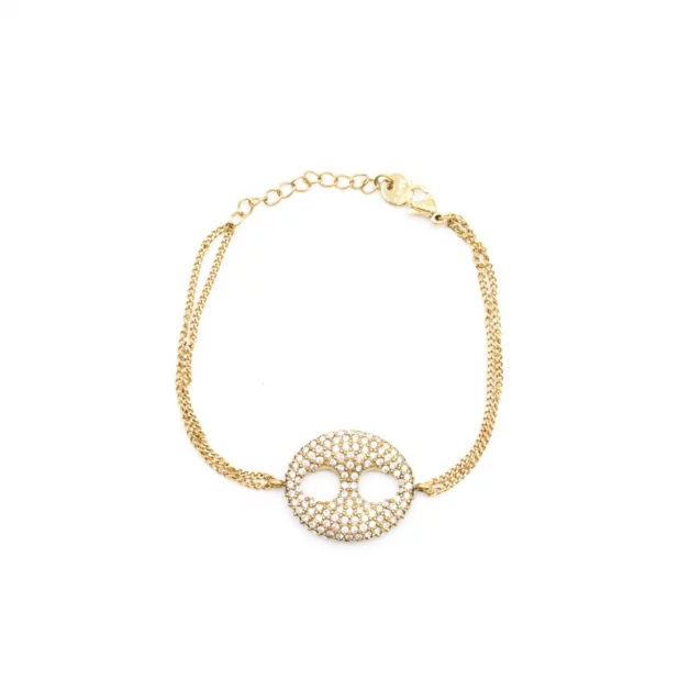 Bracelet pendentif luxe strass