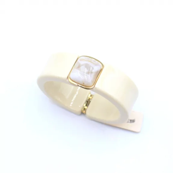 Bracelet jonc résine avec cabochon