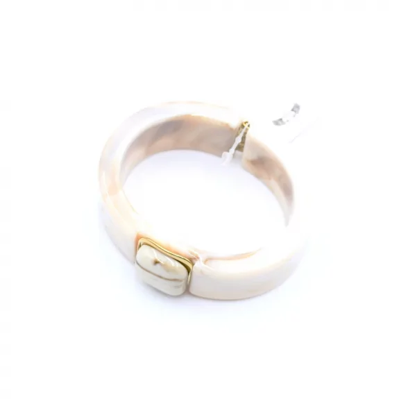 Bracelet jonc résine avec cabochon