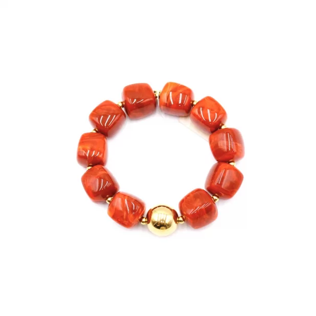 Bracelet résine motif marbre