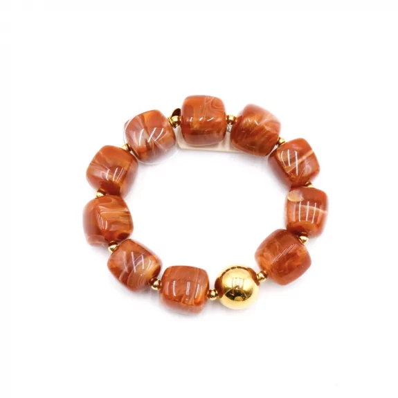 Bracelet résine motif marbre