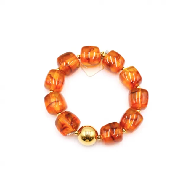 Bracelet résine motif marbre