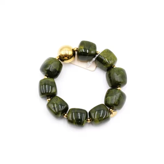 Bracelet résine motif marbre