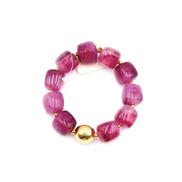 Bracelet résine motif marbre