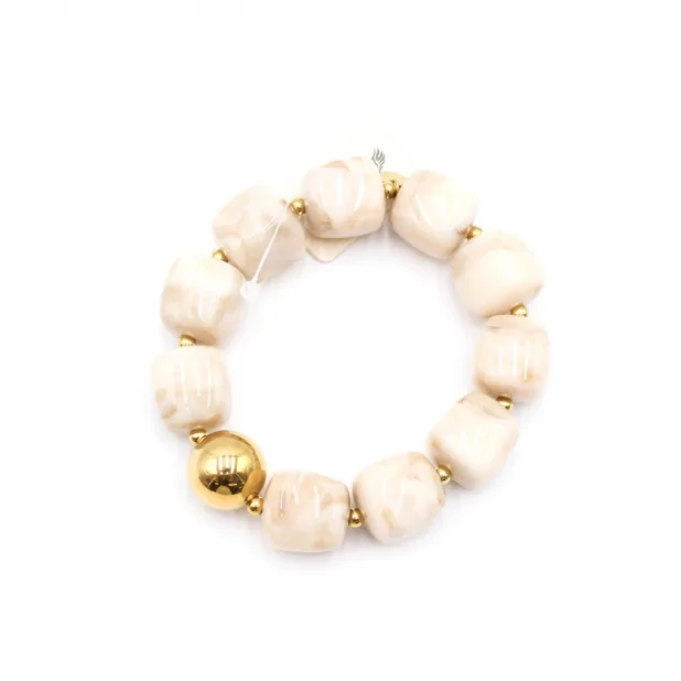 Bracelet résine motif marbre