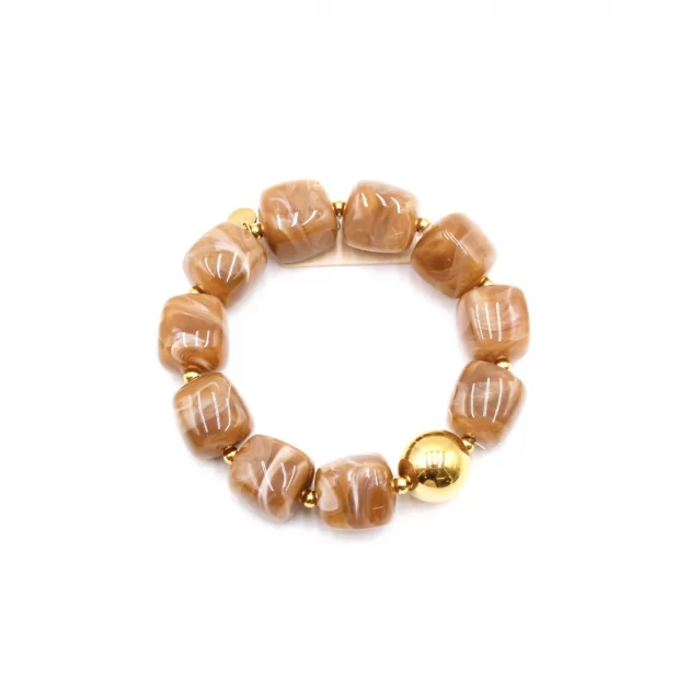 Bracelet résine motif marbre