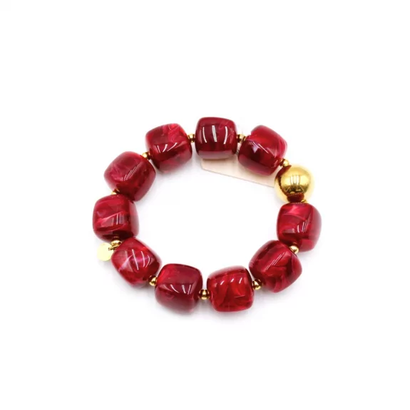 Bracelet résine motif marbre