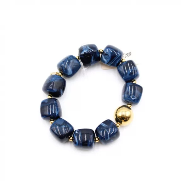 Bracelet résine motif marbre