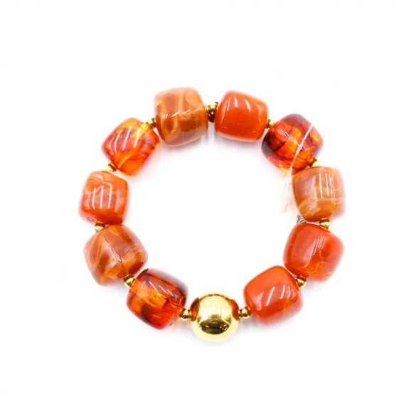 Bracelet résine motif marbre