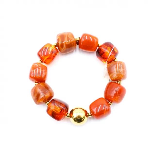 Bracelet résine motif marbre