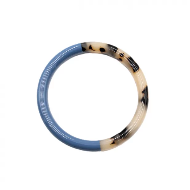 Jonc résine épais couleur léopard