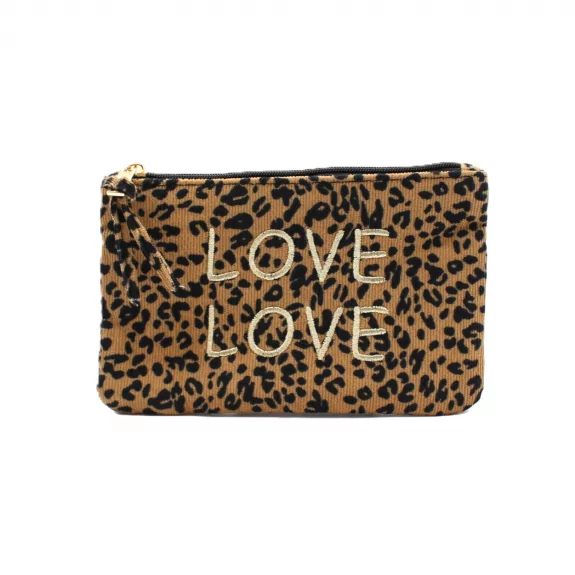 Pochette léopard message - LOVE LOVE