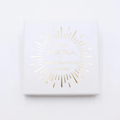 Coffret bracelet en pierre véritable quartz rose