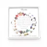 Coffret bracelet en pierre véritable Howlite
