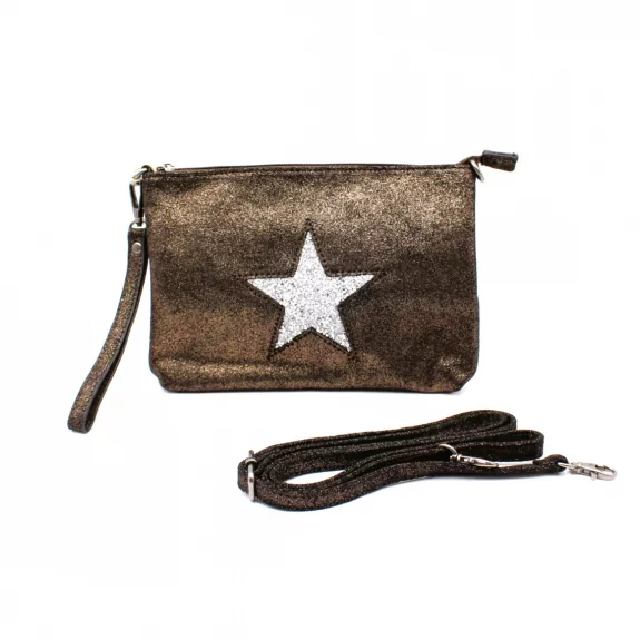 Sac pochette étoile strass