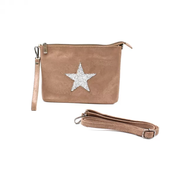 Sac pochette étoile strass