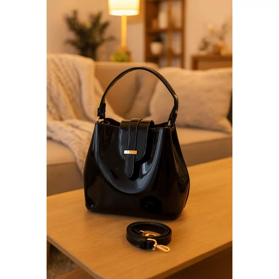 Sac à main vernis