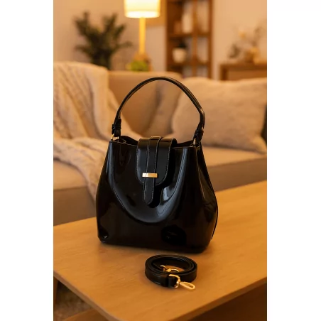 Sac à main vernis