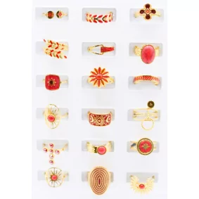 pack de bagues en acier inoxydable