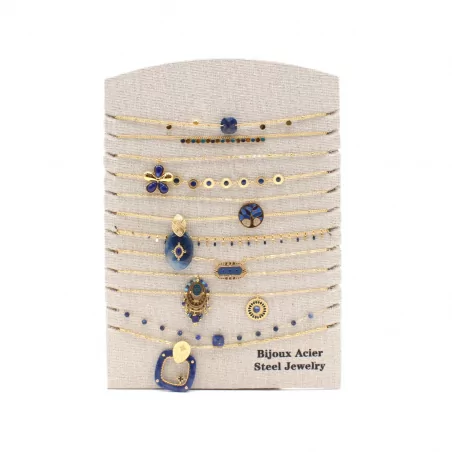 Pack 12 Colliers Acier Inoxydable - MARINE