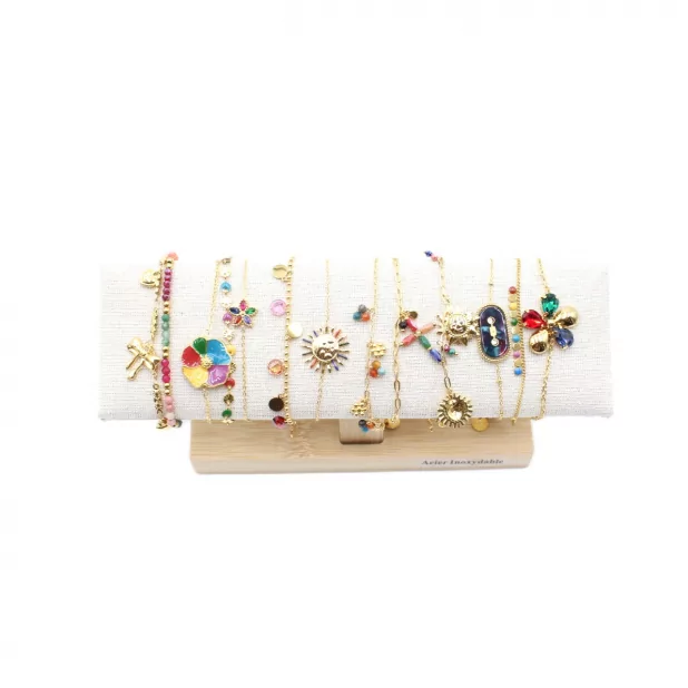 Pack de 12 bracelets acier - MULTI