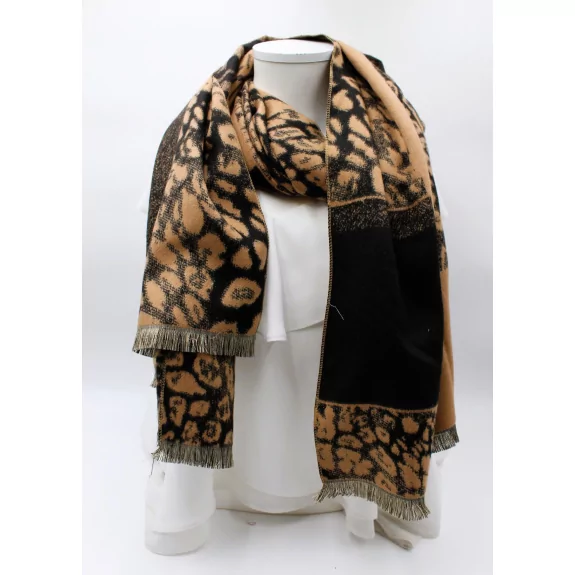 Echarpe chaude divers motifs léopard