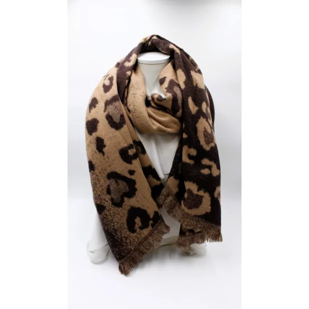 Echarpe chaude divers motifs léopard