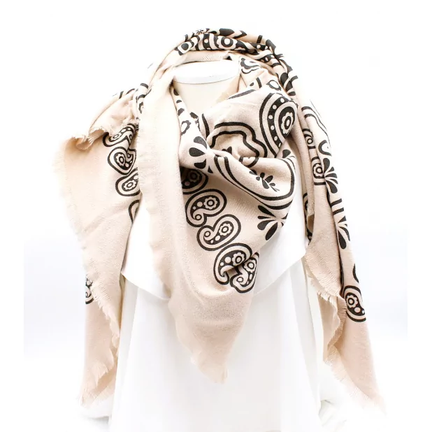 Echarpe carrée imprimé MODE