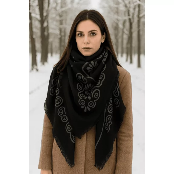 Echarpe carrée imprimé MODE