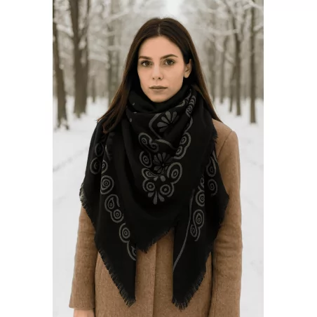 Echarpe carrée imprimé MODE