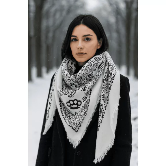 Echarpe carrée imprimé tendance