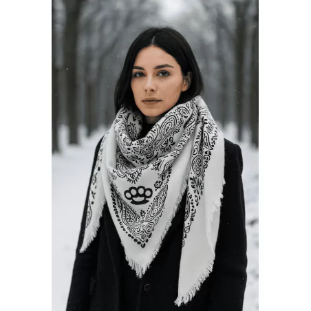 Echarpe carrée imprimé tendance