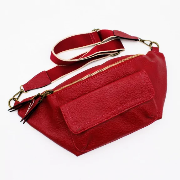 Sac banane uni avec poche