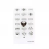 Pack 18 bagues acier inoxydable - argenté