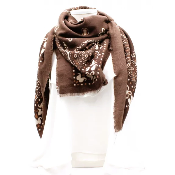 Echarpe carrée avec imprimé mode