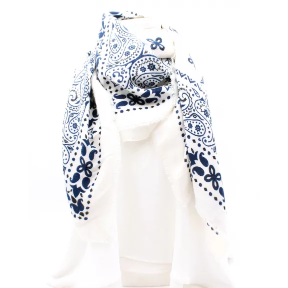 Echarpe carrée avec imprimé mode