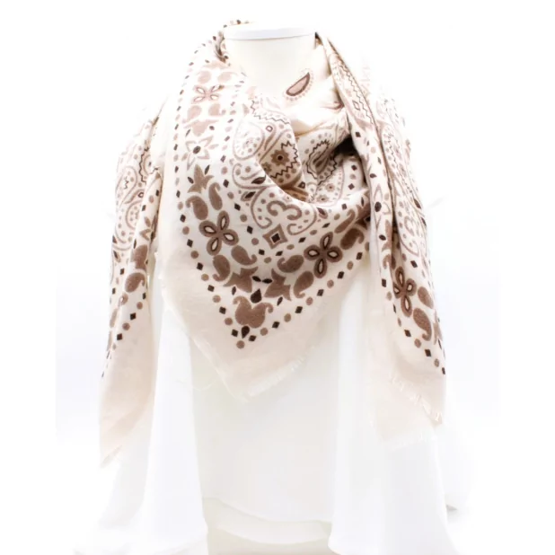 Echarpe carrée avec imprimé mode