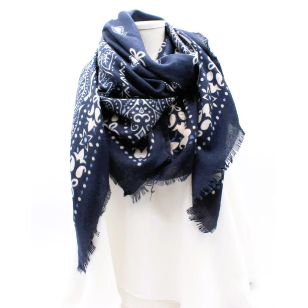 Echarpe carrée avec imprimé mode