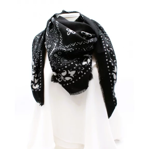 Echarpe carrée avec imprimé mode
