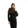 Echarpe laine tendance motif luxe