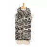 Echarpe laine tendance motif luxe