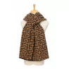 Echarpe laine tendance motif luxe