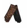 Gant suédine léopard et strass