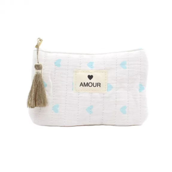 Petite pochette cœurs - AMOUR